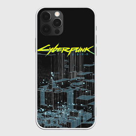 Чехол для iPhone 12 Pro Max с принтом Город CYBERPUNK 2077 в Кировске, Силикон |  | 2077 | cyberpunk | cyberpunk 2077 | город | игра | киберпанк | панк