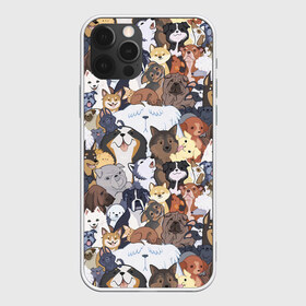 Чехол для iPhone 12 Pro Max с принтом Dogs в Кировске, Силикон |  | cобака | доберман | животное | звери | кинолог | корги | милый | мордочка | овчарка | паттерн | пес | пудель | стикербомбинг | щенок | я люблю собак