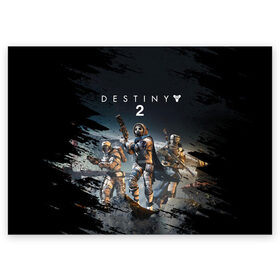 Поздравительная открытка с принтом Destiny 2 Beyond Light в Кировске, 100% бумага | плотность бумаги 280 г/м2, матовая, на обратной стороне линовка и место для марки
 | beyond | destiny 2 | light | игра | шутера