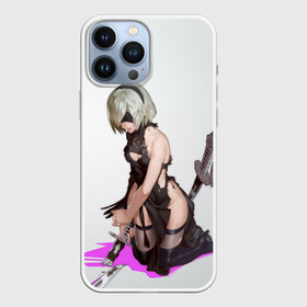 Чехол для iPhone 13 Pro Max с принтом NIER AUTOMATA   2B в Кировске,  |  | 2b | 2b nier automata | a2 | anime | girl | nier | nier automata | nier: automata | sword | yorha | аниме | девочка | девушка | игра | игры | меч | ниер | ниер автомата | ниир автомата | ньер автомата | туби