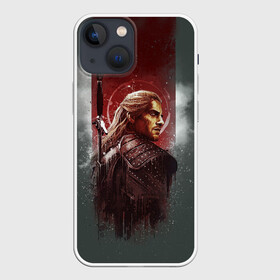 Чехол для iPhone 13 mini с принтом The Wticher 3D в Кировске,  |  | cyberpunk | hunter | monsters | netflix | sd project red | serials | sword | the witcher | актёр | ведьмак | воин | волк | выживание | геральт | игра | кровавый барон | магия | меч | монстры | нетфликс | седой | сериалы | сражения