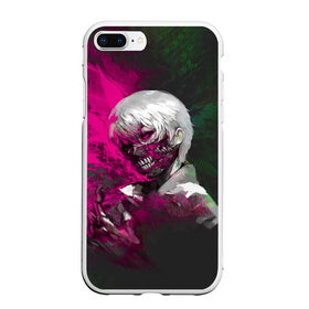 Чехол для iPhone 7Plus/8 Plus матовый с принтом TOKYO GHOUL в Кировске, Силикон | Область печати: задняя сторона чехла, без боковых панелей | anime | blood | ghoul | juzo | kaneki | suzuya | tokyo | tokyoghoul | абстракция | аниме | брызги | гули | гуль | иероглифы | канеки | канеки кен | кровь | нишики нишио | ризе камиширо | сейдо | тока киришима | токийский гуль