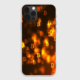 Чехол для iPhone 12 Pro с принтом BITCOIN KRYPTONATE в Кировске, силикон | область печати: задняя сторона чехла, без боковых панелей | Тематика изображения на принте: bitcoin | btc | биткоин | валюта | деньги | криптовалюта