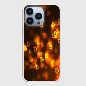 Чехол для iPhone 13 Pro с принтом BITCOIN KRYPTONATE в Кировске,  |  | Тематика изображения на принте: bitcoin | btc | биткоин | валюта | деньги | криптовалюта