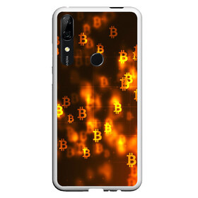 Чехол для Honor P Smart Z с принтом BITCOIN KRYPTONATE в Кировске, Силикон | Область печати: задняя сторона чехла, без боковых панелей | Тематика изображения на принте: bitcoin | btc | биткоин | валюта | деньги | криптовалюта