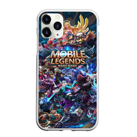 Чехол для iPhone 11 Pro матовый с принтом Mobile Legends (Z) в Кировске, Силикон |  | 515 unite | bang bang | battle arena | moba | mobile legends | mobile legends bang bang | online battle arena