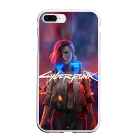 Чехол для iPhone 7Plus/8 Plus матовый с принтом CYBERPUNK 2077 (Z) в Кировске, Силикон | Область печати: задняя сторона чехла, без боковых панелей | cd project red | cyberpunk 2077 | keanu reeves | samurai | vi | ви | киану ривз | киберпанк 2077 | самураи