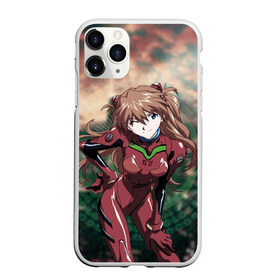 Чехол для iPhone 11 Pro Max матовый с принтом Аска Евангелион в Кировске, Силикон |  | evangelion | аска | евангелион | лэнгли | пилот | сорью