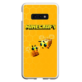 Чехол для Samsung S10E с принтом Minecraft в Кировске, Силикон | Область печати: задняя сторона чехла, без боковых панелей | minecraft | алекс | белый | блоки | ведьма | взрывчатка | визера | волк | гаст | добывать | дракон | зеленый куб | зомби | игра | крафт | крипер | кубики | лошадка | майн | майнкрафт | манкрафт | овечка | оцелот