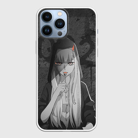 Чехол для iPhone 13 Pro Max с принтом Zero Two Меланхолия в Кировске,  |  | darling | darling in the franxx | zero two | вайфу | зеро ту | код 002 | любимый во франксе | франкс