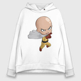 Женское худи Oversize хлопок с принтом One Punch Man в Кировске, френч-терри — 70% хлопок, 30% полиэстер. Мягкий теплый начес внутри —100% хлопок | боковые карманы, эластичные манжеты и нижняя кромка, капюшон на магнитной кнопке | anime | one punch man | аниме | анимэ | бэнг | ван панч мэн | ванпанчмен | генос | сайтама | соник | супер герой | торнадо | уан панч мен