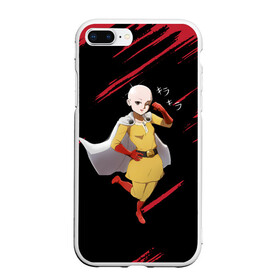 Чехол для iPhone 7Plus/8 Plus матовый с принтом One Punch Girl в Кировске, Силикон | Область печати: задняя сторона чехла, без боковых панелей | anime | one punch girl | one punch man | аниме | анимэ | бэнг | ван панч мэн | ванпанчмен | генос | кинг | сайтама | соник | супер герой | торнадо | уан панч гирл | уан панч мен