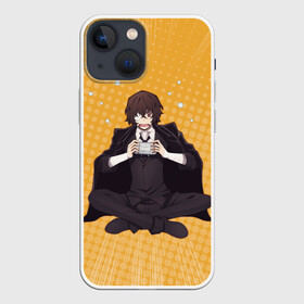 Чехол для iPhone 13 mini с принтом Дазай в Кировске,  |  | bungou stray dogs | dazai | osamu | бродячие псы | великий | дазай | дазай осаму | осаму