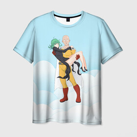 Мужская футболка 3D с принтом Сайтама | One Punch Man в Кировске, 100% полиэфир | прямой крой, круглый вырез горловины, длина до линии бедер | anime | one punch man | аниме | анимэ | бэнг | ван панч мэн | ванпанчмен | генос | кинг | сайтама | соник | супер герой | торнадо | уан панч мен