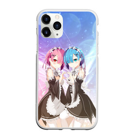 Чехол для iPhone 11 Pro матовый с принтом Рем и Рам в Кировске, Силикон |  | anime | ram | re zero | re: zero kara hajimeru isekai seikatsu | re: жизнь с нуля в альтернативном мире | rem | горничные | демон | рам | ре зеро | рем | рэм