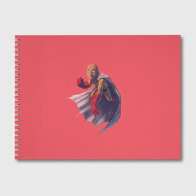 Альбом для рисования с принтом Сайтама One Punch Man в Кировске, 100% бумага
 | матовая бумага, плотность 200 мг. | anime | one punch man | аниме | анимэ | бэнг | ван панч мэн | ванпанчмен | генос | кинг | сайтама | соник | супер герой | торнадо | уан панч мен