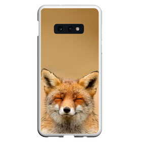 Чехол для Samsung S10E с принтом Милая лисичка в Кировске, Силикон | Область печати: задняя сторона чехла, без боковых панелей | fox | foxy | животное | звери | лиса | лисенок | лисичка | милая | рыжая | фокс