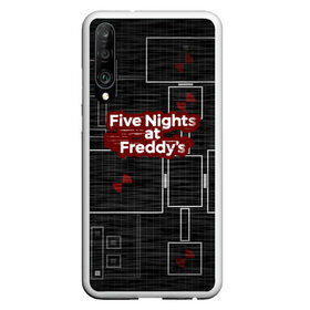 Чехол для Honor P30 с принтом Five Nights At Freddy в Кировске, Силикон | Область печати: задняя сторона чехла, без боковых панелей | 5 ночей с фредди | five nights at freddys | fnaf | игра | игрок | книга | логотип | пиццерия | подарок | страшилка | схема | фнаф | фредди