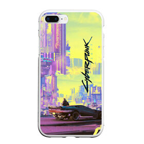 Чехол для iPhone 7Plus/8 Plus матовый с принтом Cyberpunk 2077 в Кировске, Силикон | Область печати: задняя сторона чехла, без боковых панелей | cd project red | cyberpunk 2077 | keanu reeves | samurai | игра | киану ривз | киберпанк 2077 | самураи