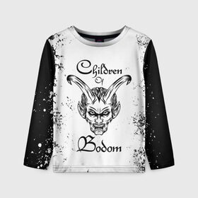 Детский лонгслив 3D с принтом Children of Bodom (Z) в Кировске, 100% полиэстер | длинные рукава, круглый вырез горловины, полуприлегающий силуэт
 | century media | children bodom | children of bodom | fearless records | nuclear blast | spinefarm records | алекси лайхо | дети озера | дети озера бодом | дэниел фрэйберг | жнец | мрак | хенкка сеппяля | эспоо | янн