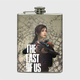 Фляга с принтом The Last of us в Кировске, металлический корпус | емкость 0,22 л, размер 125 х 94 мм. Виниловая наклейка запечатывается полностью | Тематика изображения на принте: the last of us | видеоигры | последний из нас | экшен | элли