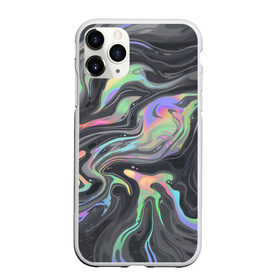 Чехол для iPhone 11 Pro матовый с принтом color pattern в Кировске, Силикон |  | chromatic | colors | divorces | multicolored | paint | pattern | потеки краски | разводы | цветной паттерн