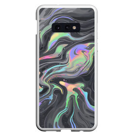 Чехол для Samsung S10E с принтом color pattern в Кировске, Силикон | Область печати: задняя сторона чехла, без боковых панелей | chromatic | colors | divorces | multicolored | paint | pattern | потеки краски | разводы | цветной паттерн