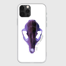Чехол для iPhone 12 Pro Max с принтом The Skull в Кировске, Силикон |  | альтернатива | андеграунд | гот | готика | готический стиль | готы | фиолетовый череп | череп | череп животного