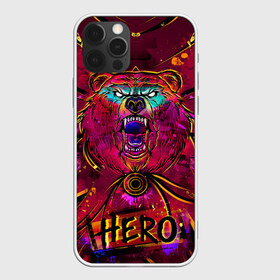 Чехол для iPhone 12 Pro Max с принтом BEAR в Кировске, Силикон |  | Тематика изображения на принте: hero | броский | голова животного | граффити | зверь | злой медведь | клыки | медведь | мишка | оскал медведя