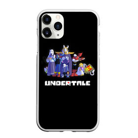 Чехол для iPhone 11 Pro матовый с принтом Undertale в Кировске, Силикон |  | game | games | undertale | андертеил | андертэйл | игра | игры | приключения | скелет