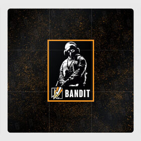 Магнитный плакат 3Х3 с принтом Bandit в Кировске, Полимерный материал с магнитным слоем | 9 деталей размером 9*9 см | bandit | r6s | rainbow six siege | бандит | оперативник | персонаж