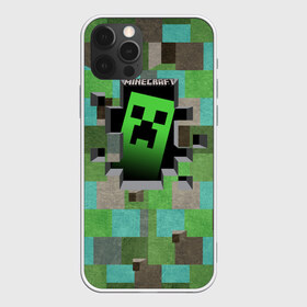 Чехол для iPhone 12 Pro Max с принтом Minecraft в Кировске, Силикон |  | minecraft | видеоигры | зеленый человечек | майнкрафт | пикселы