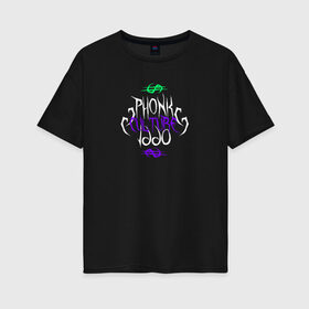 Женская футболка хлопок Oversize с принтом Phonk Culture в Кировске, 100% хлопок | свободный крой, круглый ворот, спущенный рукав, длина до линии бедер
 | phonk | линии | музыка | рэп | фонк