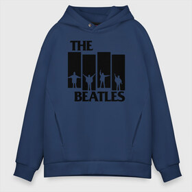 Мужское худи Oversize хлопок с принтом The Beatles в Кировске, френч-терри — 70% хлопок, 30% полиэстер. Мягкий теплый начес внутри —100% хлопок | боковые карманы, эластичные манжеты и нижняя кромка, капюшон на магнитной кнопке | великобритания | джон леннон | классика | легенды | музыка | пол маккартни | рок | рок группа