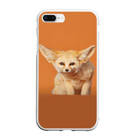 Чехол для iPhone 7Plus/8 Plus матовый с принтом Забавный лисенок в Кировске, Силикон | Область печати: задняя сторона чехла, без боковых панелей | fox | foxy | животное | звери | лиса | лисенок | лисичка | милая | рыжая | фокс