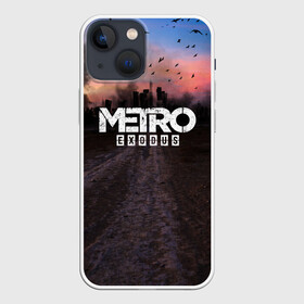 Чехол для iPhone 13 mini с принтом Metro Exodus в Кировске,  |  | 2033 | exodus | metro | metro 2033 | metro exodus | stalker | апокалипсис | диггер | дигеры | метро | разрушка | эпидемия