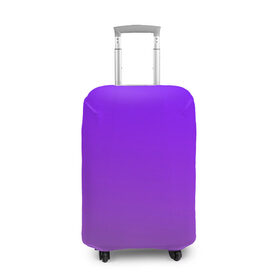 Чехол для чемодана 3D с принтом Фиолетовый космос в Кировске, 86% полиэфир, 14% спандекс | двустороннее нанесение принта, прорези для ручек и колес | звезды | космос | марс | неон | нло | планета | планеты