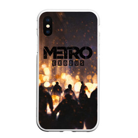 Чехол для iPhone XS Max матовый с принтом Metro Exodus в Кировске, Силикон | Область печати: задняя сторона чехла, без боковых панелей | 2033 | exodus | metro | metro 2033 | metro exodus | stalker | апокалипсис | диггер | дигеры | метро | разрушка | эпидемия