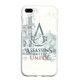 Чехол для iPhone 7Plus/8 Plus матовый с принтом Assassin’s Creed Unity в Кировске, Силикон | Область печати: задняя сторона чехла, без боковых панелей | black flag | brotherhood | chronicles | creed | game | origins | revelations | rogue | syndicate | unity | valhalla | альтаир | ассасин | игры | кинжал | пираты