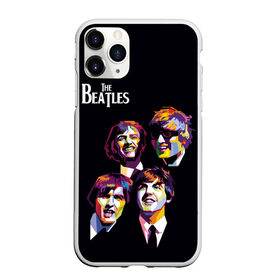 Чехол для iPhone 11 Pro матовый с принтом The Beatles в Кировске, Силикон |  | the beatles | великобритания | джон леннон | классика | легенды | музыка | пол маккартни | рок | рок группа