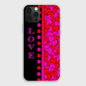 Чехол для iPhone 12 Pro Max с принтом LOVE в Кировске, Силикон |  | 8 марта | heart | love you | valentines day | валентинка | влюбленным | девушке | день рождения | жена | женщинам | лучшая | любимая | люблю | любовь | молодоженам | подарок | поздравление | праздник | самая | свадьба