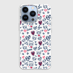 Чехол для iPhone 13 Pro с принтом Love в Кировске,  |  | 14 февраля | love | valentines day | амур | валентинка | вторая половинка | день всех влюбленных | купидон | любовь | отношения | подарок любви | поцелуй | праздник любви | романтика | свидание | сердечки