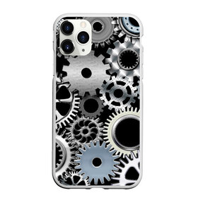 Чехол для iPhone 11 Pro Max матовый с принтом ЧАСОВОЙ МЕХАНИЗМ в Кировске, Силикон |  | clock | iron | stimpank | time | watch | времяя | железо | зубцы | колеса | механизм | сталь | стимпанк | часы | шестеренки