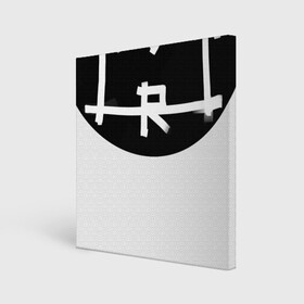 Холст квадратный с принтом arttaram в Кировске, 100% ПВХ |  | arttaram | logo | watermark | логотип | подпись