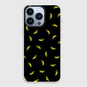 Чехол для iPhone 13 Pro с принтом Ящерки в Кировске,  |  | Тематика изображения на принте: животное | минимализм | мультик | ящерица