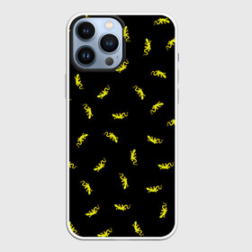 Чехол для iPhone 13 Pro Max с принтом Ящерки в Кировске,  |  | Тематика изображения на принте: животное | минимализм | мультик | ящерица