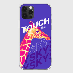 Чехол для iPhone 12 Pro Max с принтом Жираф Прикоснись к небу в Кировске, Силикон |  | Тематика изображения на принте: animal | giraffe | sky | африка | животное | животные | жираф | небо