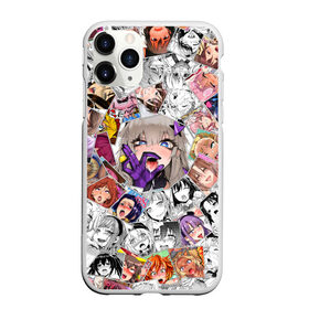 Чехол для iPhone 11 Pro матовый с принтом Ahegao завихрение в Кировске, Силикон |  | ahegao | anime | manga | аниме | ахегао | коллаж | манга | паттерн