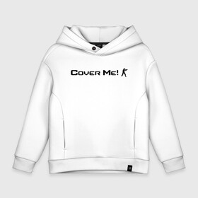 Детское худи Oversize хлопок с принтом Cover Me в Кировске, френч-терри — 70% хлопок, 30% полиэстер. Мягкий теплый начес внутри —100% хлопок | боковые карманы, эластичные манжеты и нижняя кромка, капюшон на магнитной кнопке | awp | breeki | cheeki | counter | cs | easy | everyday | ez | gg | go | just | katka | kill | knife | lemon | luck | mid | no | one | plant | pz | rush | shot | skill | smoke | squeeze | strike | wp | вп | гг | изи | катка | контра