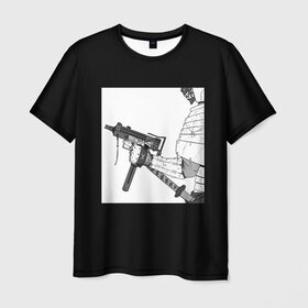Мужская футболка 3D с принтом Samurai в Кировске, 100% полиэфир | прямой крой, круглый вырез горловины, длина до линии бедер | snap | snap collection | макса | оружие | самурай | япония